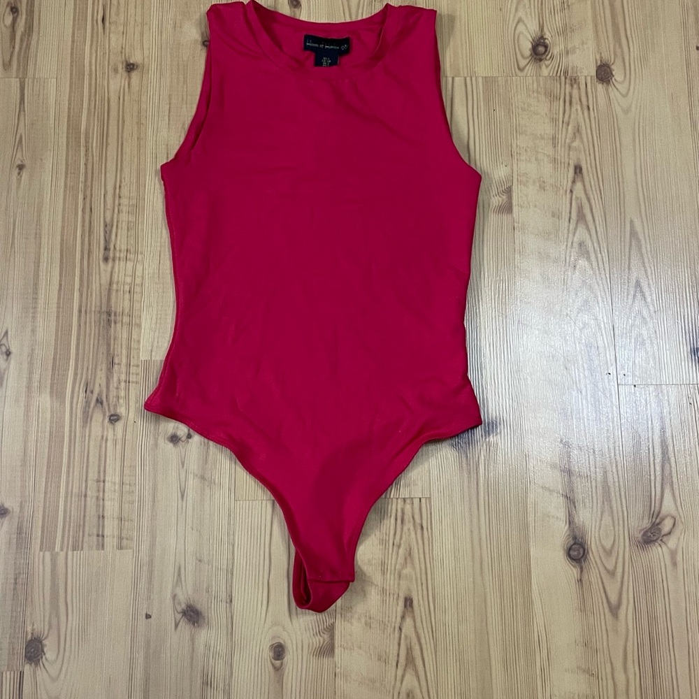 House of Harlow 1960 Bright Pink Kids Bodysuit
